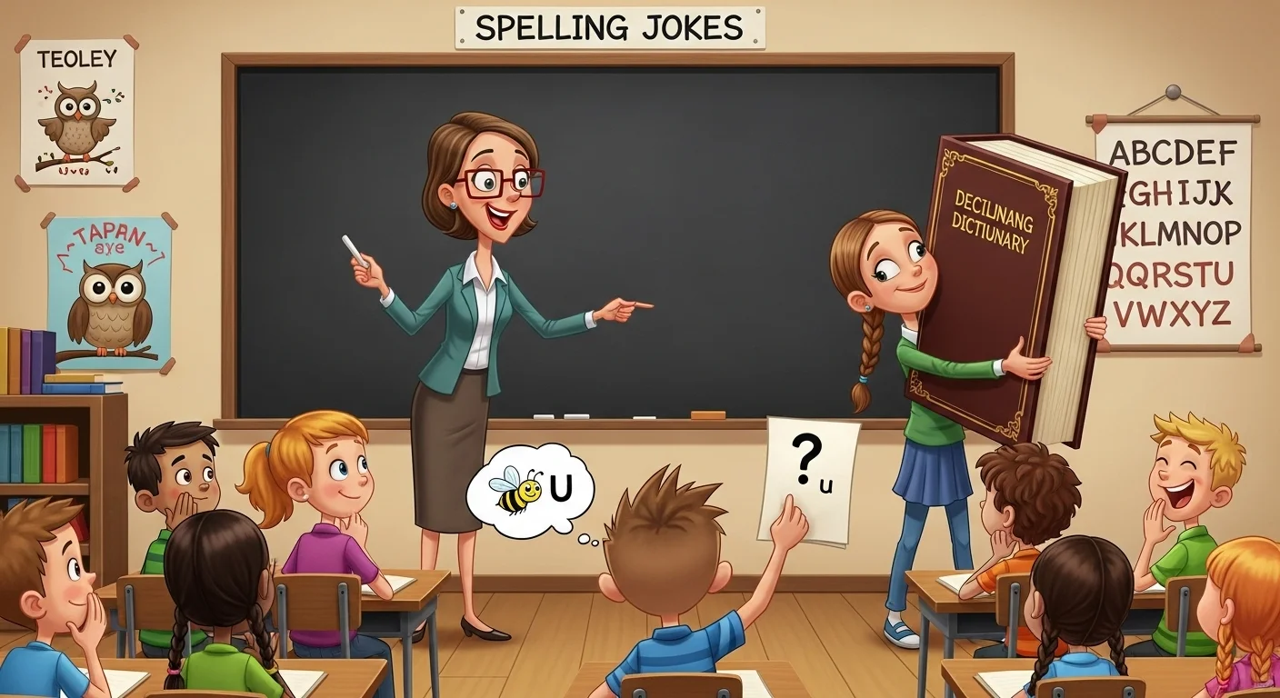 Classroom Spelling Jokes