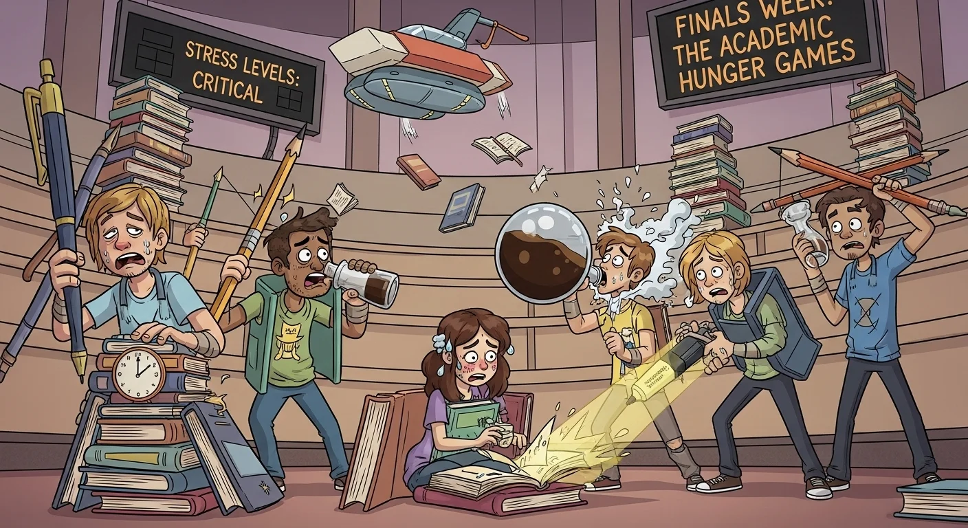 Finals Week The Academic Hunger Games