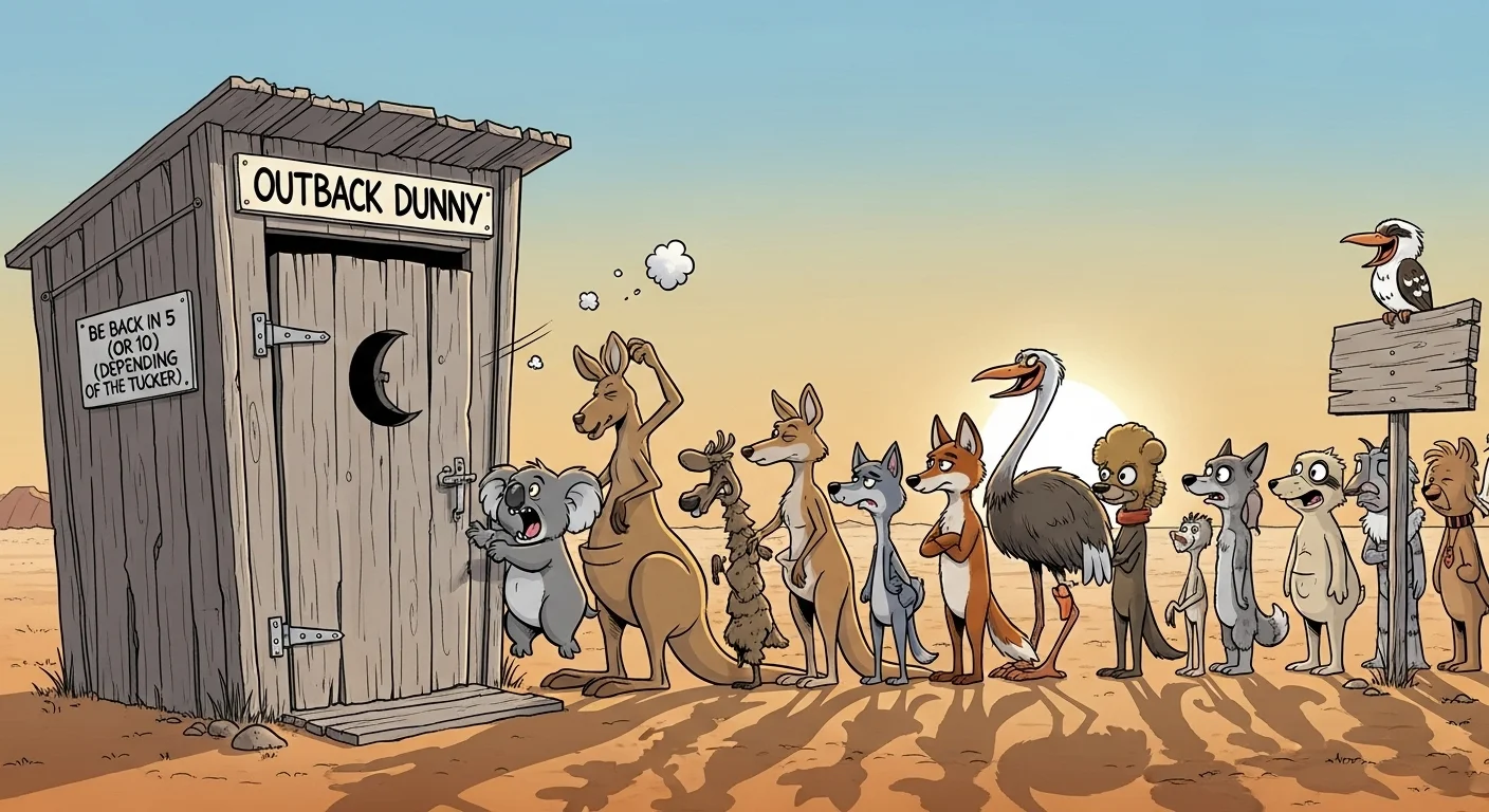Outback Dunny Humor