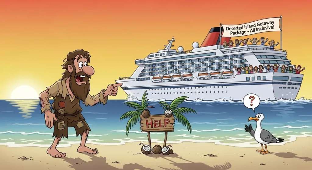 deserted island jokes