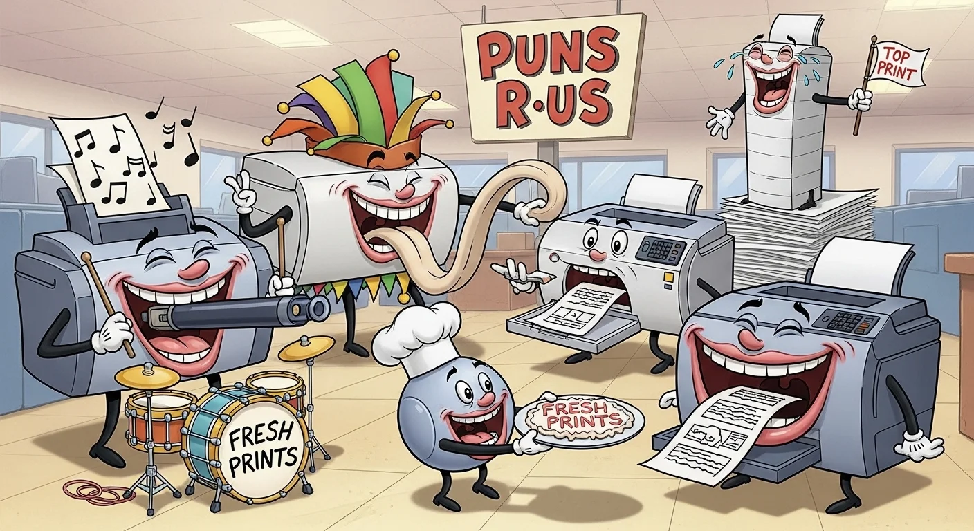 Classic Printer Puns