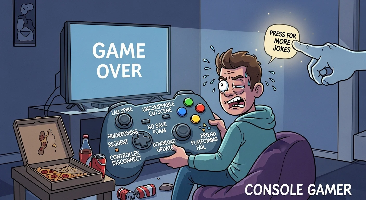 Console Gamer Jokes That Press All the Right Buttons