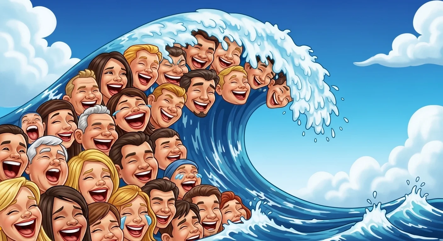 Wave After Wave of Laughs