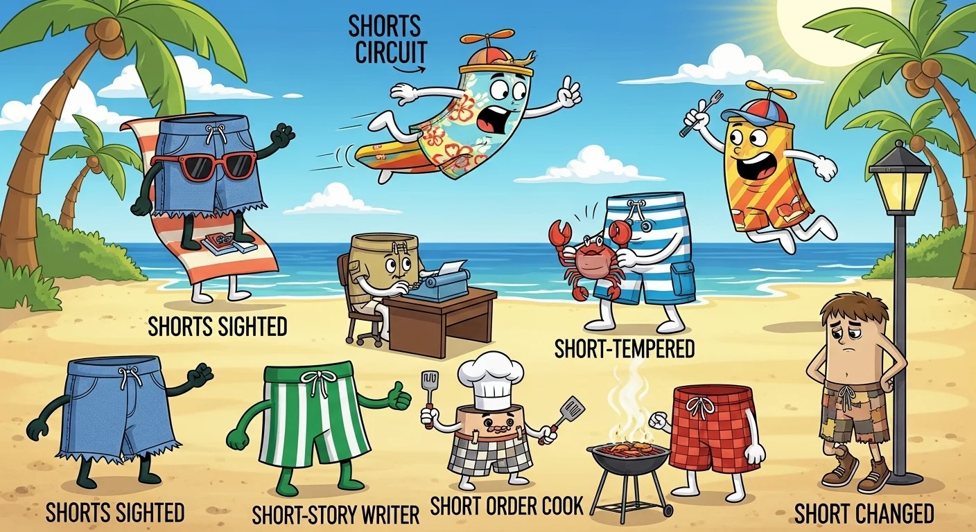 Beach & Vacation Shorts Puns