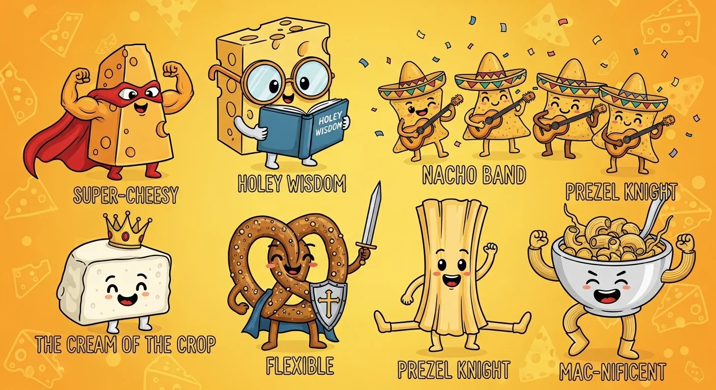 Cheesy Food & Snack Puns
