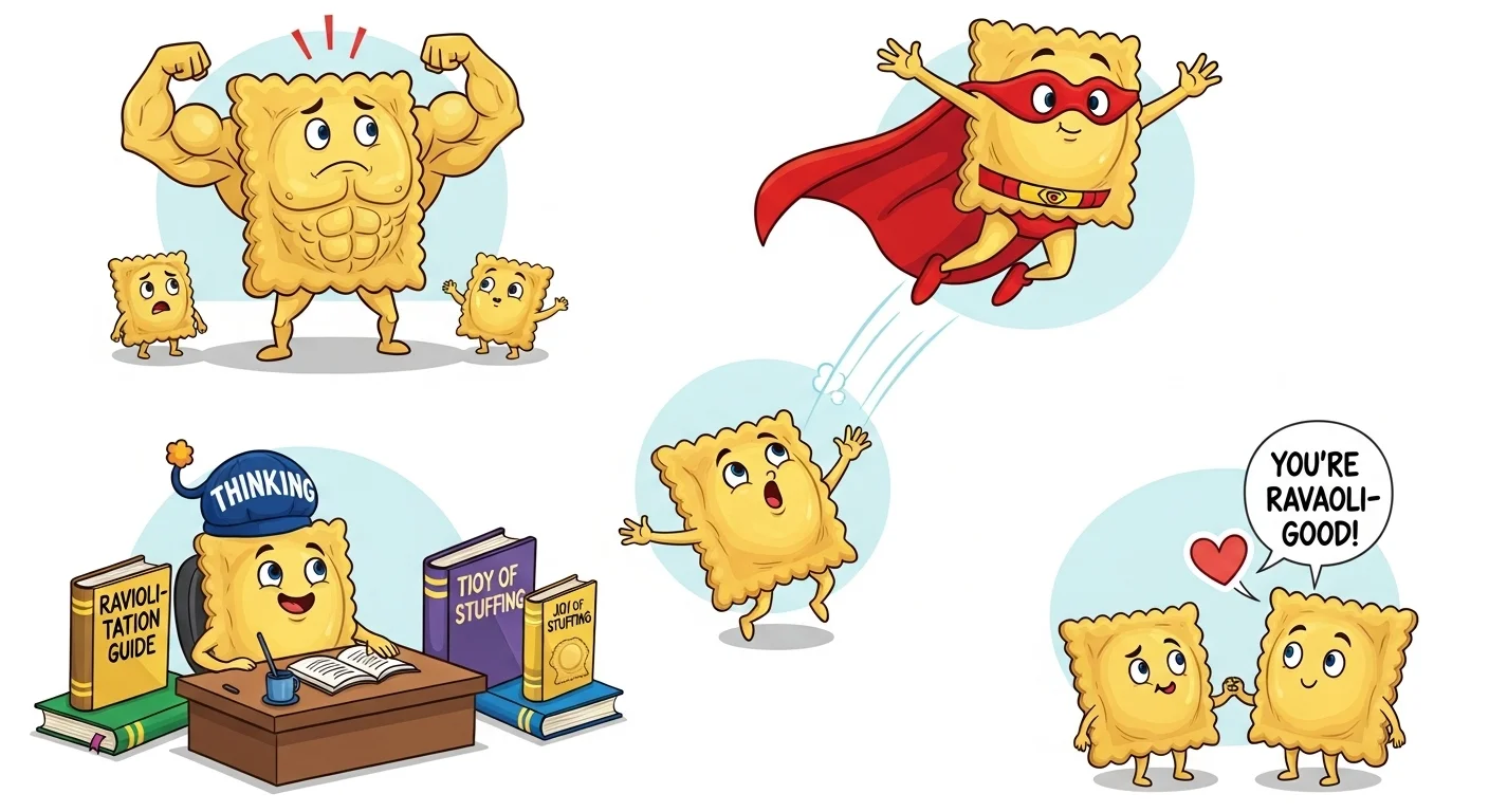 Cheesy Ravioli Puns