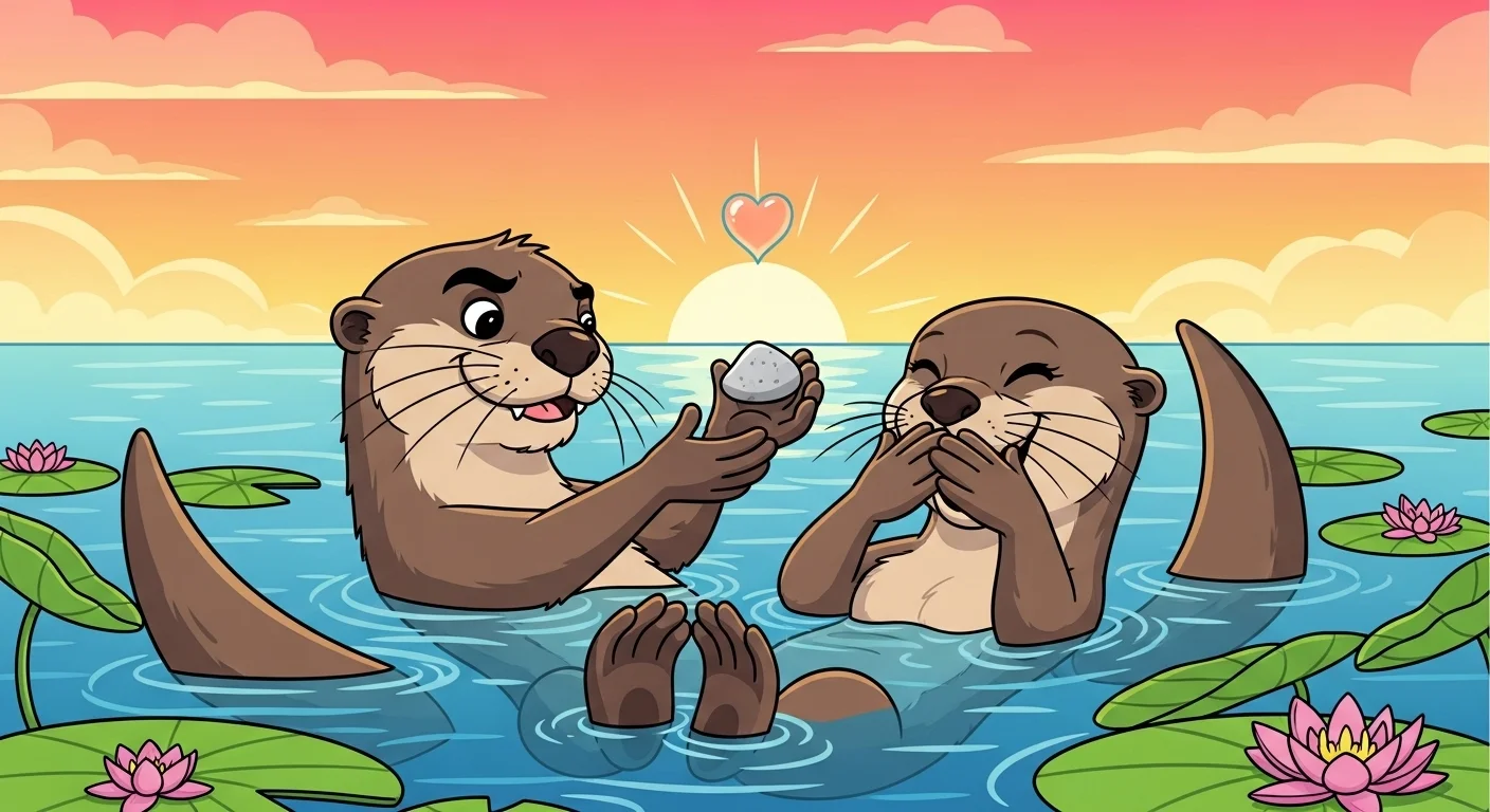 Otterly Romantic Love Puns