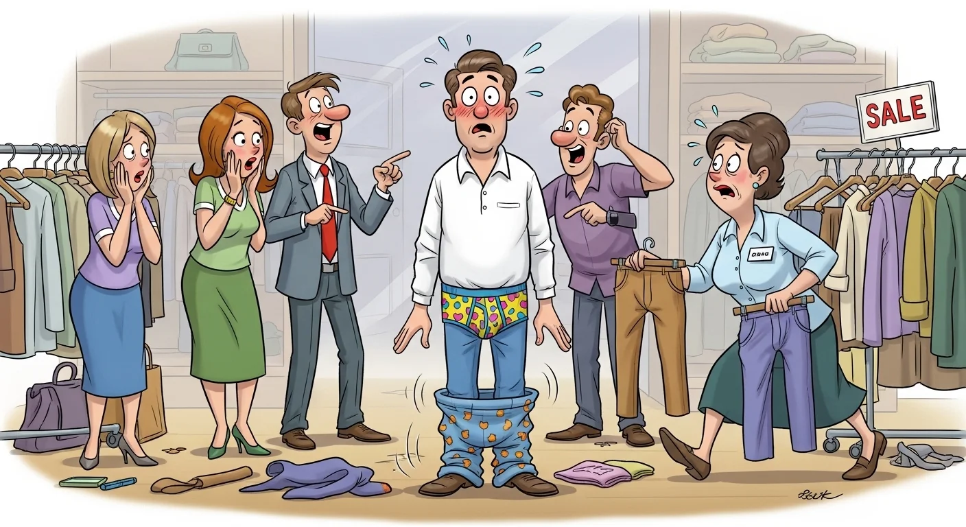 Pants-Down Funny Clothing Jokes