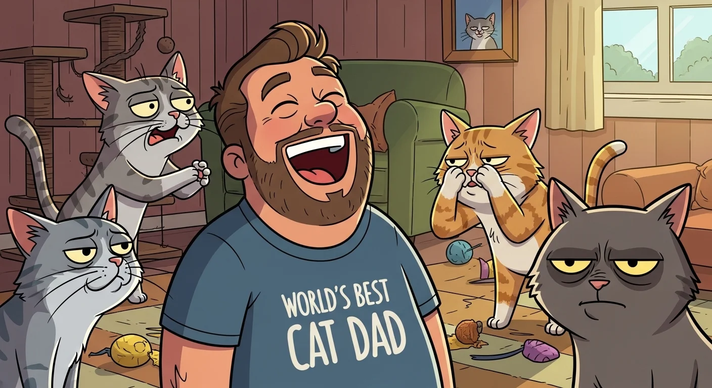 Purr fect Cat Dad Jokes