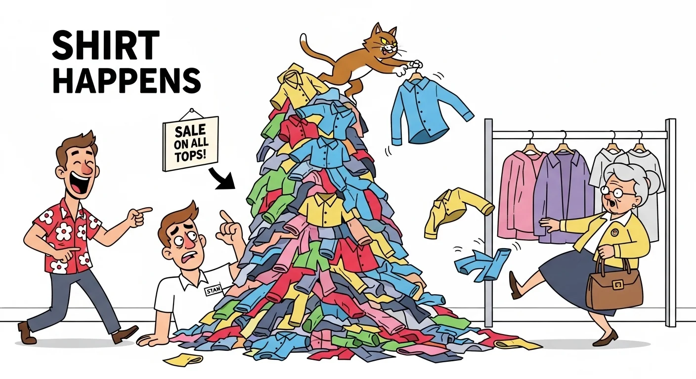 Shirt Happens Classic Clothing Jokes