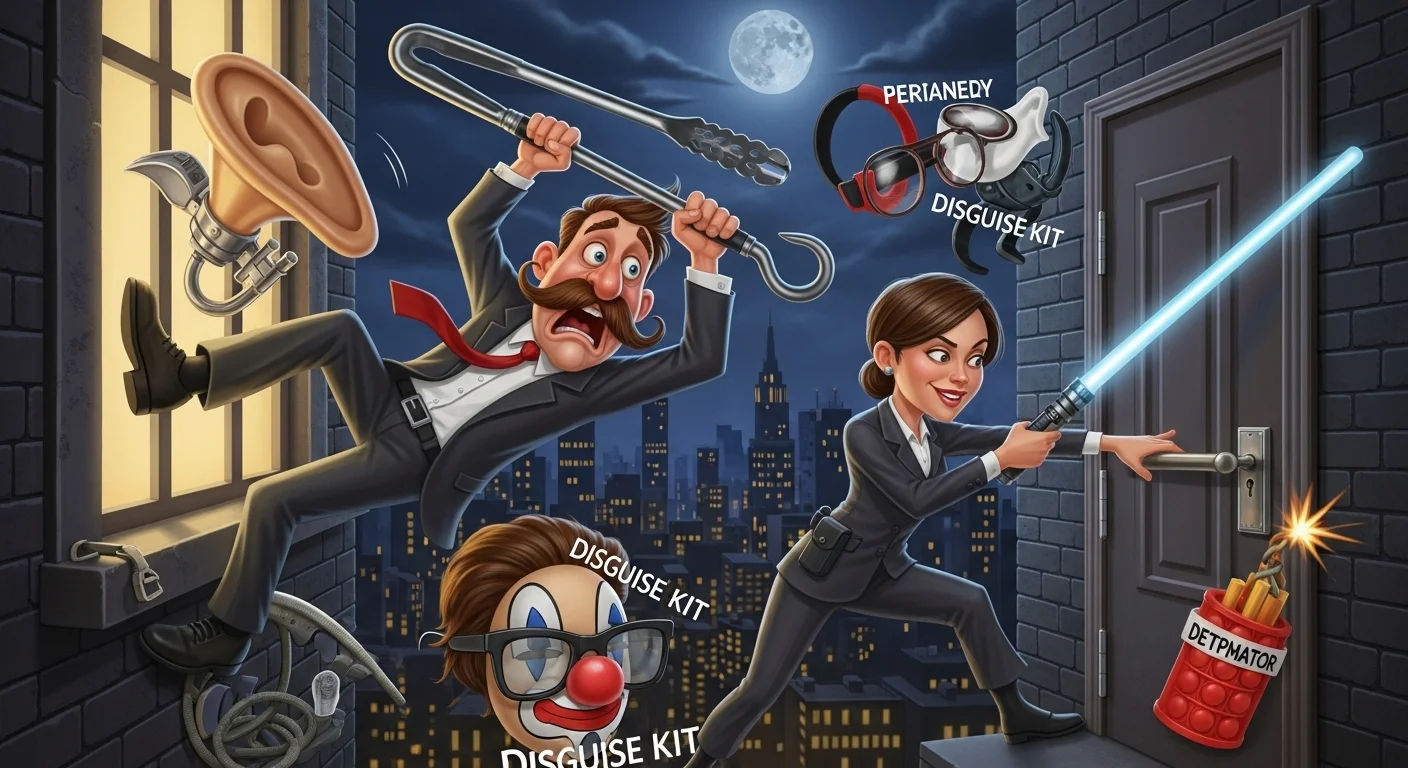 Spy Gadget & Mission Jokes