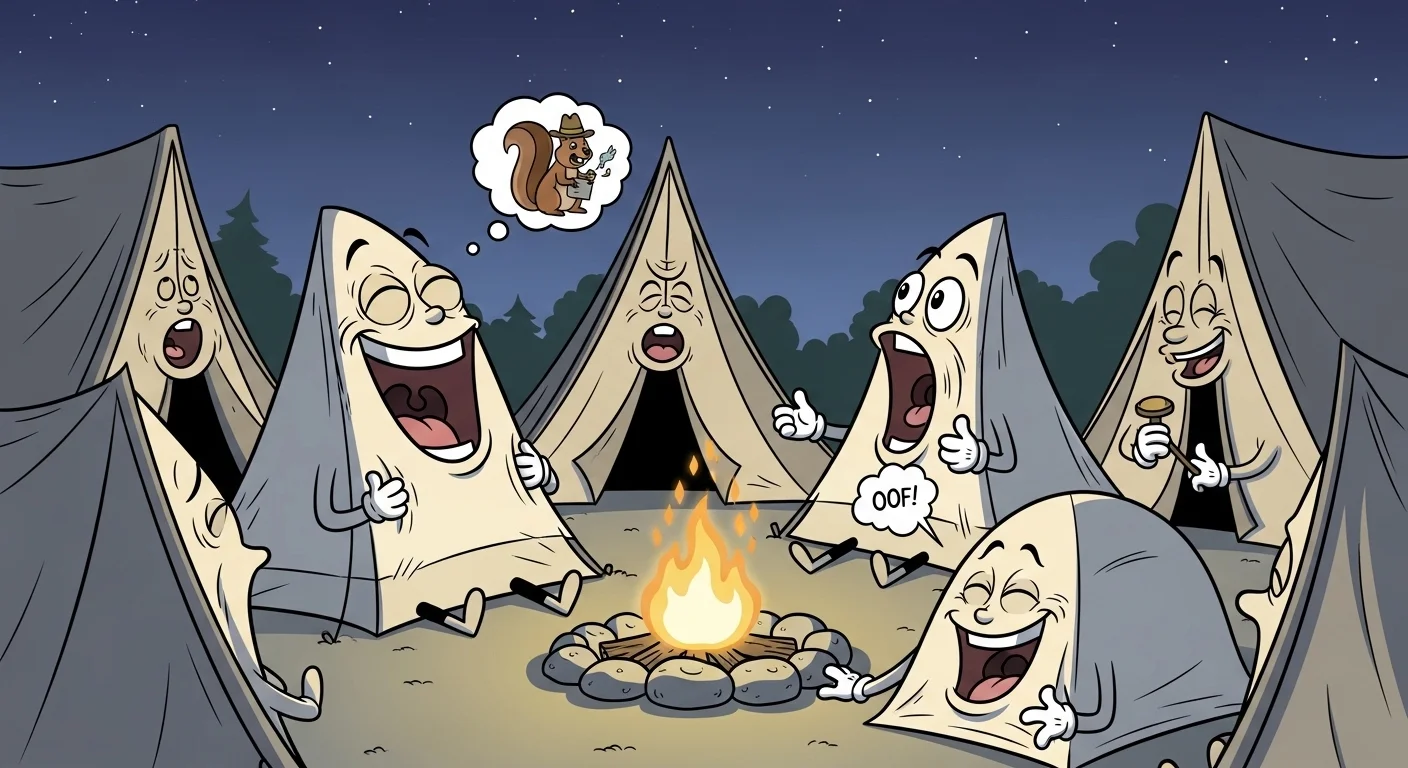 Tent astic Humor