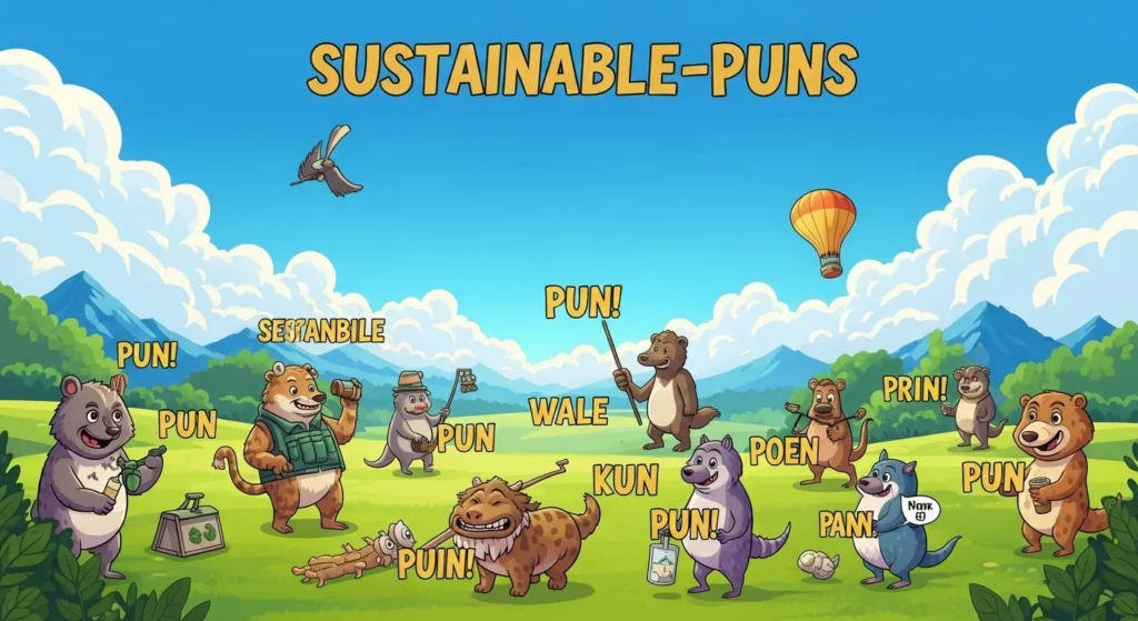 sustainable puns